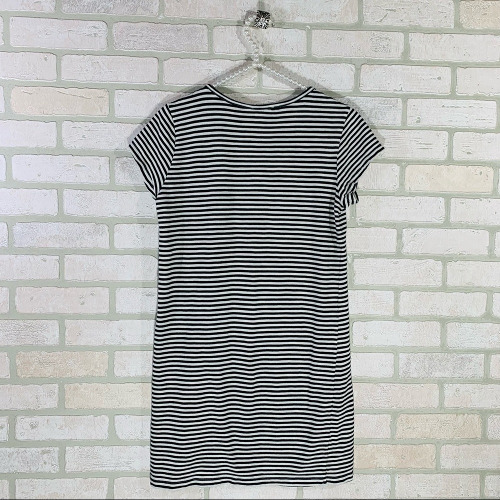 Joie Courtina Striped Cotton T Shirt Dress Size S - Picture 8 of 10